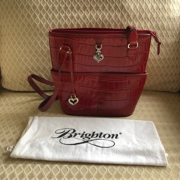 Brighton Leather Bucket Handbag - Picture 2 of 5